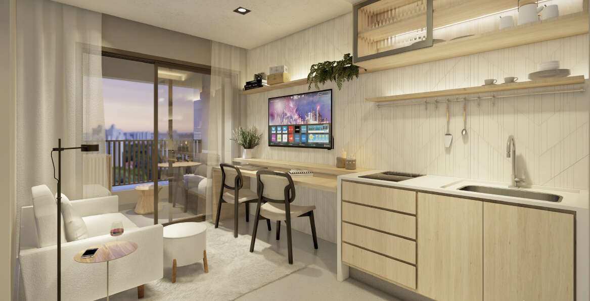  - Studios de 25 m² ao lado do Metrô Santa Cruz | Vila Clementino.